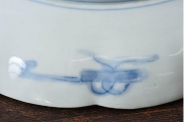 アンティーク雑貨　古民具・骨董　明治期　伊万里　錦手八寸皿(1)