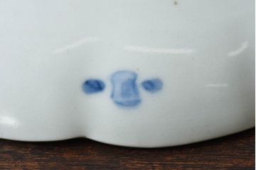 アンティーク雑貨　古民具・骨董　明治期　伊万里　錦手八寸皿(1)