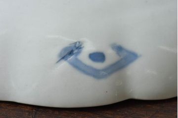 アンティーク雑貨　古民具・骨董　明治期　伊万里　錦手八寸皿(3)