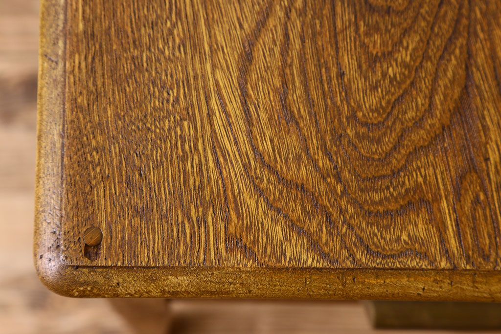 アンティーク雑貨　昭和レトロ　小さくて可愛らしいサイドテーブル(チェスト、小物収納)