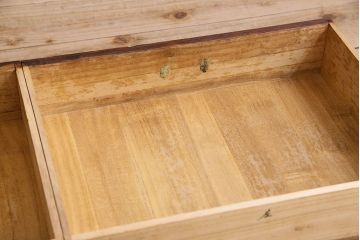 アンティーク家具　上手物　杢目の良い杉材使用　和製アンティークの茶棚(飾り棚、茶箪笥)