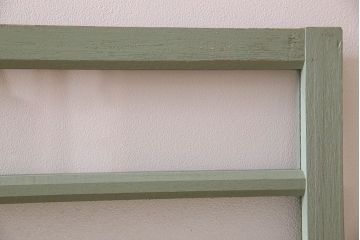 ペイント建具　可愛らしいカラーが素敵なアンティークガラス戸4枚セット(窓)