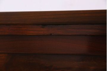 アンティーク家具　前面欅材!漆塗りが美しい時代箪笥ローボード(収納棚、戸棚)