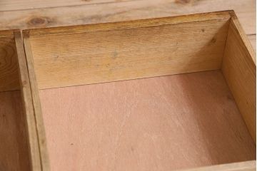 アンティーク家具　大正ロマン　結霜ガラス入り!上品なデザインのアンティーク本箱(ブックケース、収納棚、戸棚)