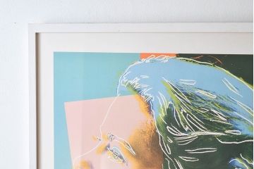 アンティーク雑貨　ビンテージ　ANDY WARHOL(アンディ・ウォーホル)　ポップアート　1983年製　ポスター