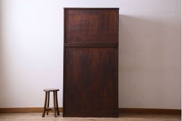 中古　伝統工芸　軽井沢彫り　上質な衣装箪笥(収納棚、洋服タンス)