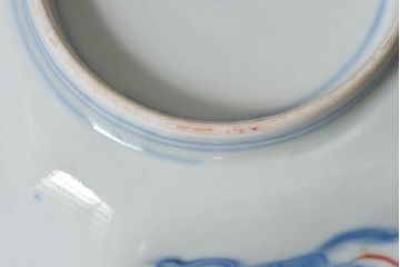 古民具・骨董　幕末明治期　色絵向付(伊万里)2枚セット