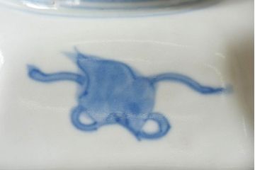 古民具・骨董　幕末明治期　色絵向付(伊万里)2枚セット