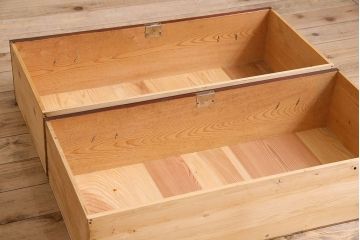 アンティーク家具　和製アンティーク　前面ケヤキ材!美しい漆塗りの時代箪笥ローボード(引き出し、テレビ台)