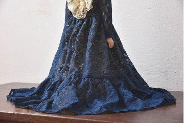 アンティーク雑貨　西ドイツ製　WUPPER(ヴッパー/ブッパー)社 1980年頃　ビスクドール(人形)・外箱付き