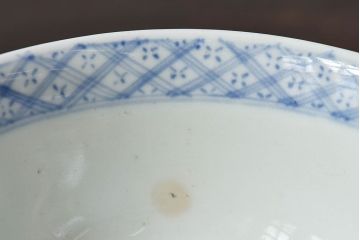 アンティーク雑貨　古民具・骨董　明治〜大正期　印判蓋茶碗2客セット(1)