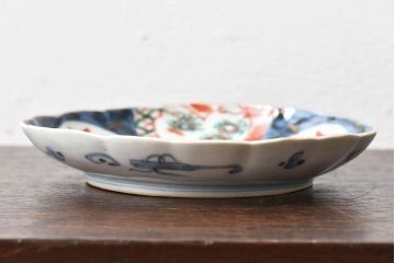 アンティーク雑貨　明治期!　古民具・骨董　伊万里　錦手八寸皿(2)