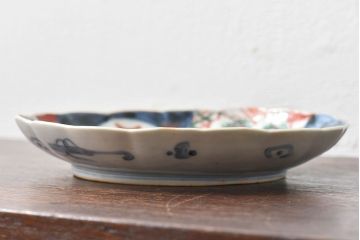 アンティーク雑貨　明治期!　古民具・骨董　伊万里　錦手八寸皿(2)