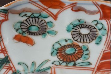 アンティーク雑貨　明治期!　古民具・骨董　伊万里　錦手八寸皿(2)