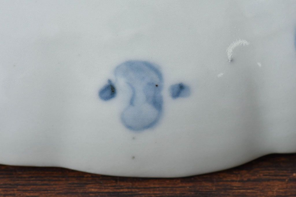 アンティーク雑貨　明治期!　古民具・骨董　伊万里　錦手八寸皿(2)