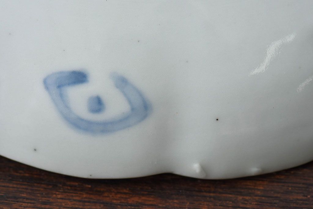 アンティーク雑貨　明治期!　古民具・骨董　伊万里　錦手八寸皿(2)