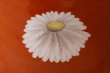 アンティーク雑貨　アンティーク　昭和初期　日陶　則武(オールドノリタケ)　菊絵の火鉢(3)