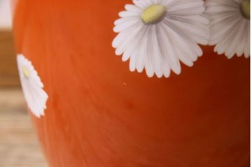 アンティーク雑貨　アンティーク　昭和初期　日陶　則武(オールドノリタケ)　菊絵の火鉢(3)