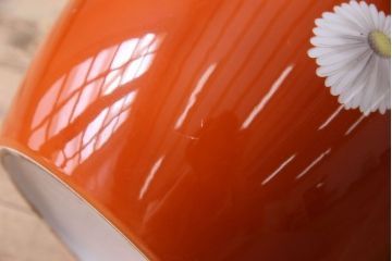 アンティーク雑貨　アンティーク　昭和初期　日陶　則武(オールドノリタケ)　菊絵の火鉢(3)