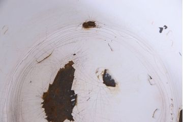 アンティーク雑貨　ヨーロッパビンテージ　ホーロー(琺瑯)鍋・グリーン