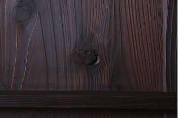 古民具・骨董　和モダンな横桟板戸(舞良戸)2枚セット