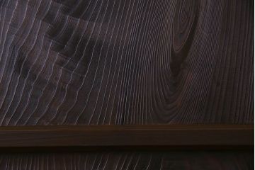 古民具・骨董　和モダンな横桟板戸(舞良戸)2枚セット