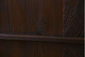 古民具・骨董　和モダンな横桟板戸(舞良戸)2枚セット