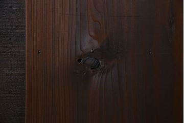 古民具・骨董　和モダンな横桟板戸(舞良戸)2枚セット