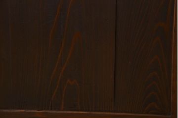 和製アンティーク　板目が魅力的な杉材の古い板戸(帯戸、建具)
