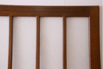 昭和レトロ　特大　教会で使われていたガラス引き戸(ガラス戸)2枚セット(3)