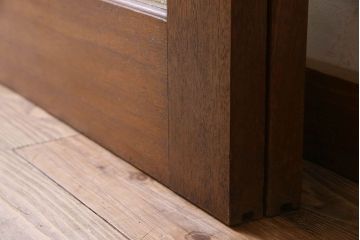 昭和レトロ　特大　教会で使われていたガラス引き戸(ガラス戸)2枚セット