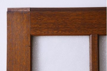 昭和レトロ　特大　教会で使われていたガラス引き戸(ガラス戸)2枚セット