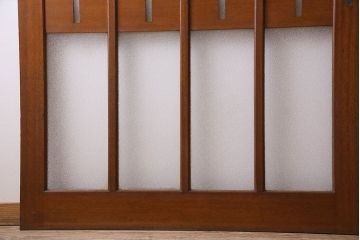 昭和レトロ　特大　教会で使われていたガラス引き戸(ガラス戸)2枚セット