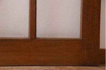 昭和レトロ　特大　教会で使われていたガラス引き戸(ガラス戸)2枚セット