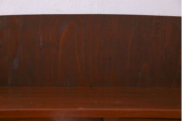 アンティーク家具　和製アンティーク　前面欅材　漆塗りが美しい戸棚(収納棚)