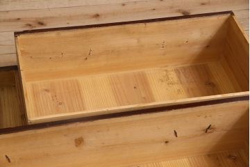 アンティーク家具　和製アンティーク　脚付き!観音開き時代箪笥ローボード(ローチェスト、引き出し、収納棚、テレビ台 )