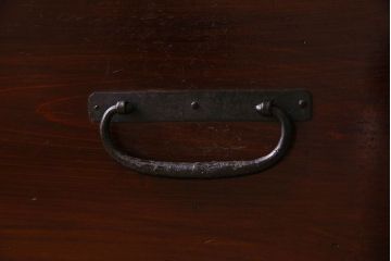 アンティーク家具　和製アンティーク　脚付き!観音開き時代箪笥ローボード(ローチェスト、引き出し、収納棚、テレビ台 )