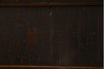 和製アンティーク　五尺　変わり型!二段重ね水屋箪笥(食器棚、収納棚)