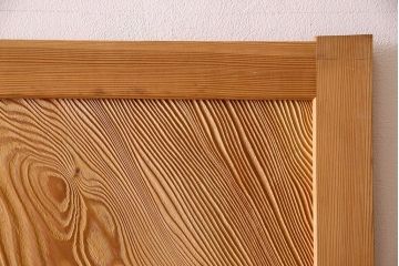 高級品!杢目の良い秋田杉が使われた組子入り格子帯戸(引き戸、ガラス帯戸)(1)
