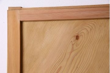 高級品!杢目の良い秋田杉が使われた組子入り格子帯戸(引き戸、ガラス帯戸)(1)