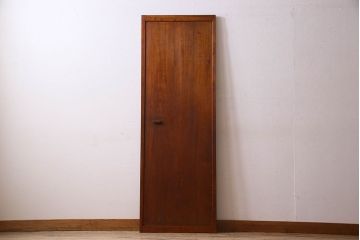 和製アンティーク　古いヒノキ材の質感が味のあるドア(扉)