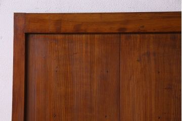 和製アンティーク　古いヒノキ材の質感が味のあるドア(扉)