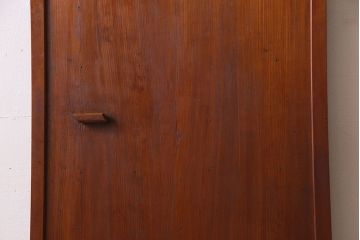和製アンティーク　古いヒノキ材の質感が味のあるドア(扉)