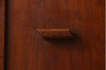 和製アンティーク　古いヒノキ材の質感が味のあるドア(扉)