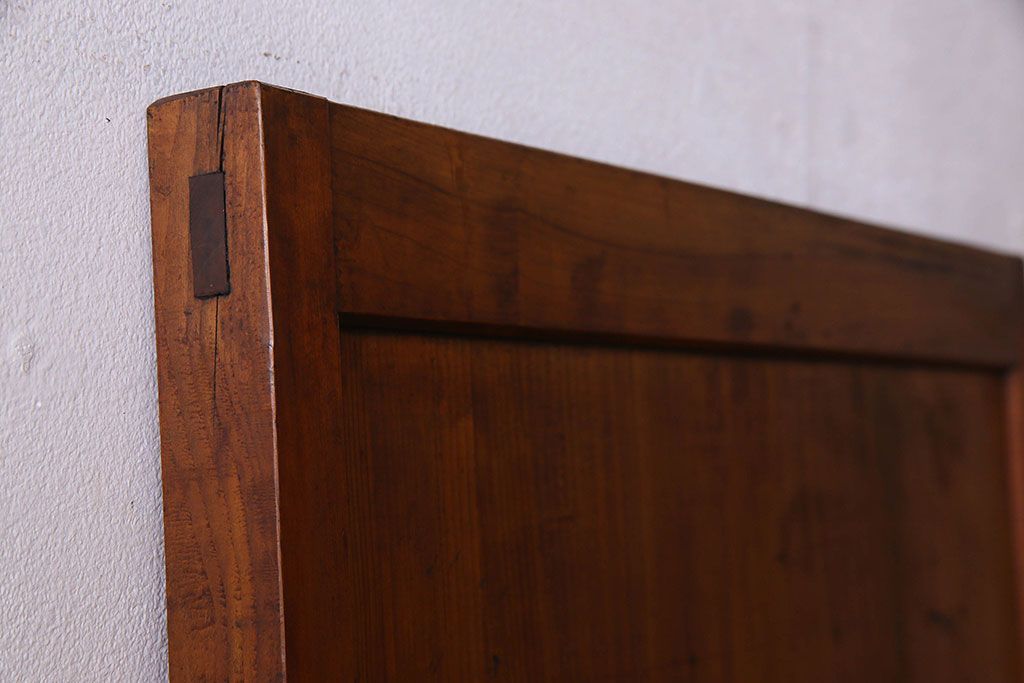 和製アンティーク　古いヒノキ材の質感が味のあるドア(扉)