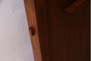 和製アンティーク　古いヒノキ材の質感が味のあるドア(扉)