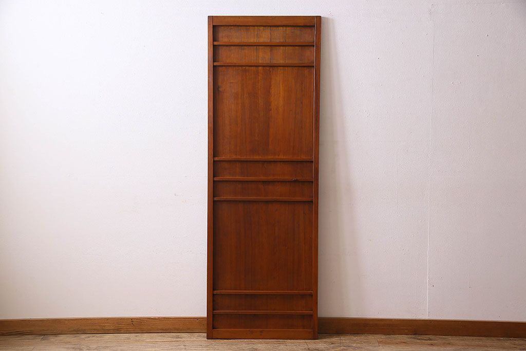 和製アンティーク　古いヒノキ材の質感が味のあるドア(扉)