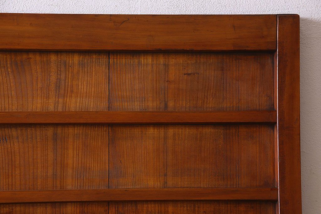 和製アンティーク　古いヒノキ材の質感が味のあるドア(扉)