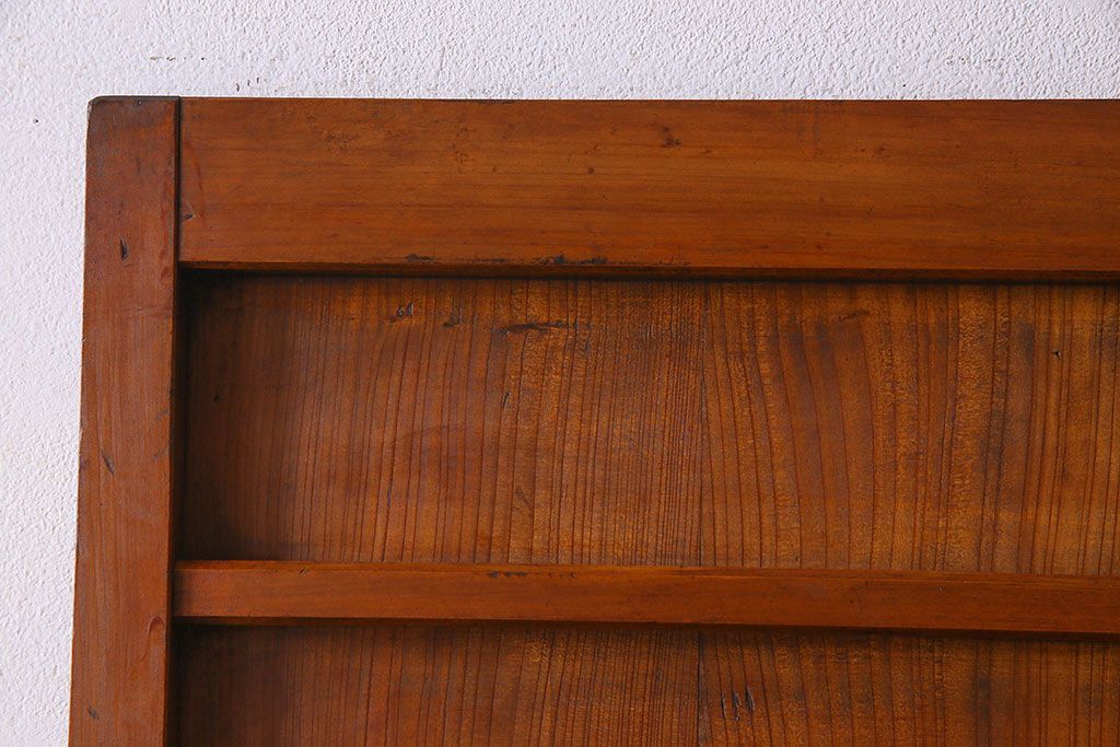 和製アンティーク　古いヒノキ材の質感が味のあるドア(扉)