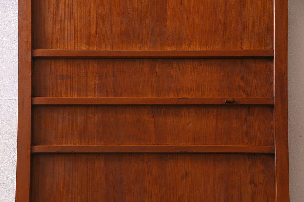 和製アンティーク　古いヒノキ材の質感が味のあるドア(扉)